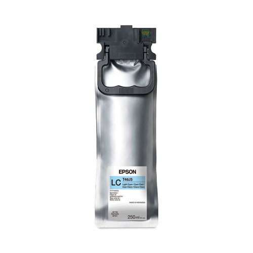 EPSON T46J320 (T46J) UltraChrome High-Yield Ink, 250 mL, Light Cyan - T46J520 EPSON