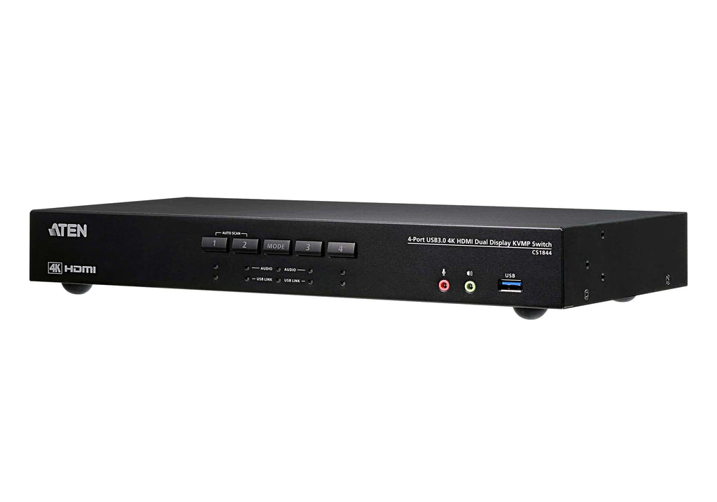 ATEN CS1844 KVM switch Black - CS1844 - eCommerce Business Prime