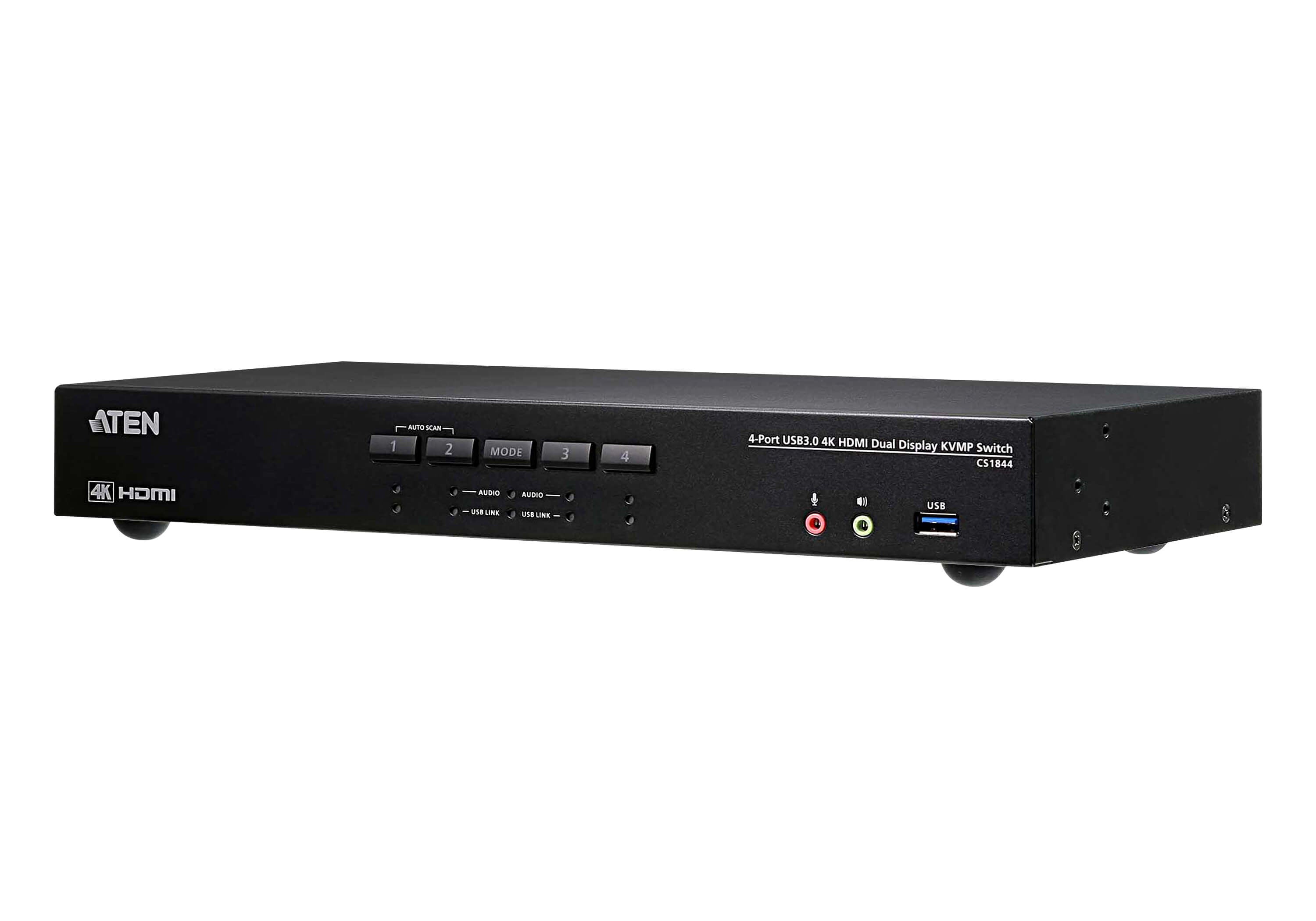 ATEN CS1844 KVM switch Black - CS1844 - eCommerce Business Prime