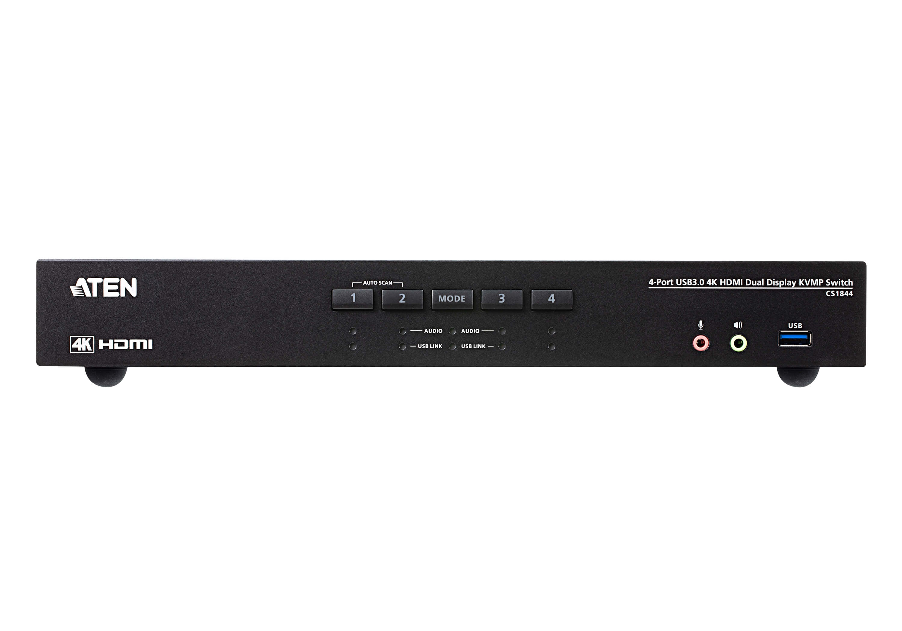 ATEN CS1844 KVM switch Black - CS1844 - eCommerce Business Prime
