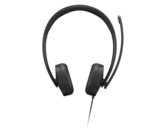 Lenovo 4XD1P83425 headphones/headset Wired Head-band Calls/Music USB Type-A Black - 4XD1P83425 - eCommerce Business Prime