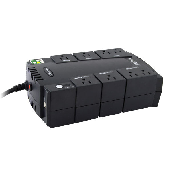CyberPower CP550SLG uninterruptible power supply (UPS) Standby (Offline) 0.55 kVA 330 W 8 AC outlet(s) - CP550SLG - eCommerce Business Prime