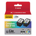 CANON  (PG-275XL/CL-276XL) High-Yield Multipack Ink, Black/Tri-Color - 4981C008 CANON