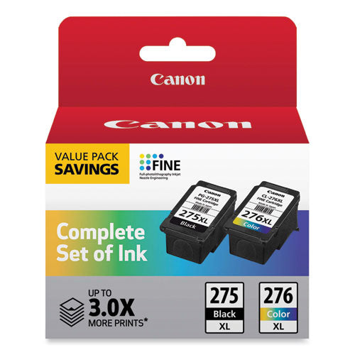 CANON  (PG-275XL/CL-276XL) High-Yield Multipack Ink, Black/Tri-Color - 4981C008 CANON