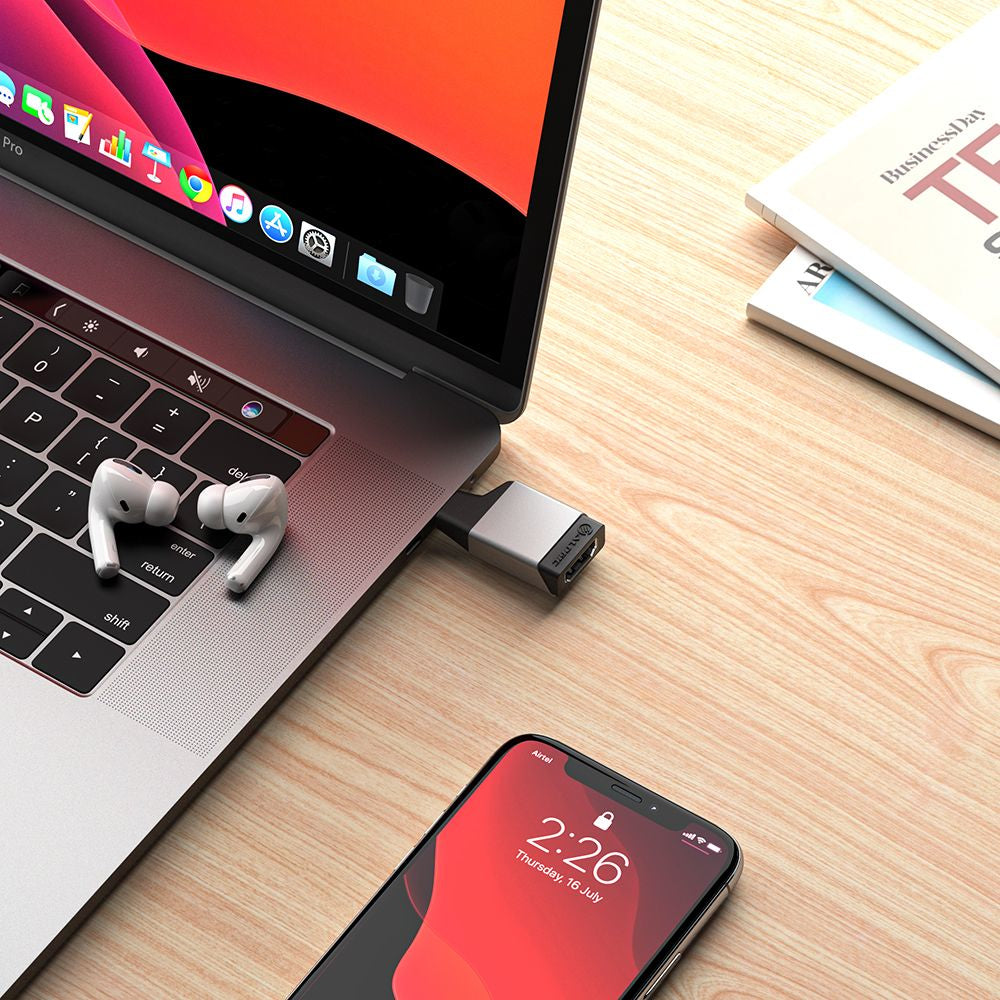 ALOGIC ULCHDMN-SGR USB graphics adapter 3840 x 2160 pixels Black, Grey - eCommerce Business Prime