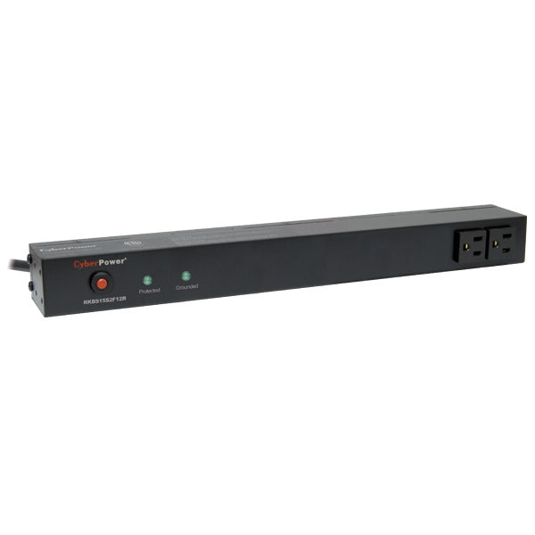 CyberPower RKBS15S2F12R surge protector Black 14 AC outlet(s) 120 V 4.57 m - RKBS15S2F12R - eCommerce Business Prime