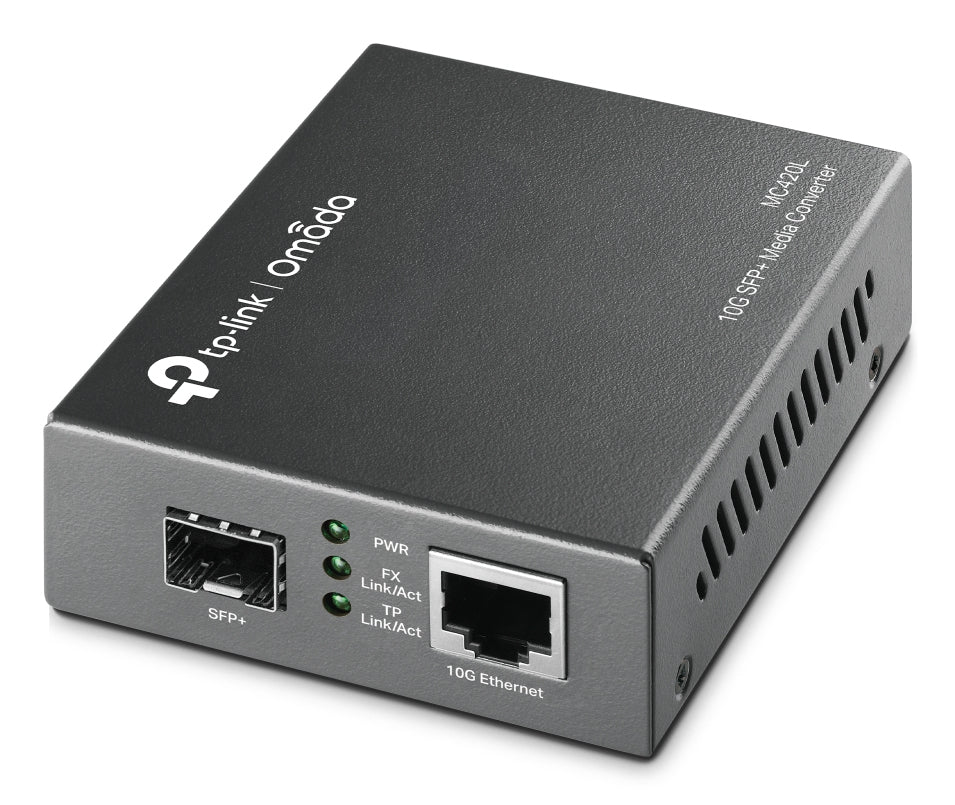 TP-Link Omada 10G Multi-Gigabit SFP Media Converter - MC420L - eCommerce Business Prime