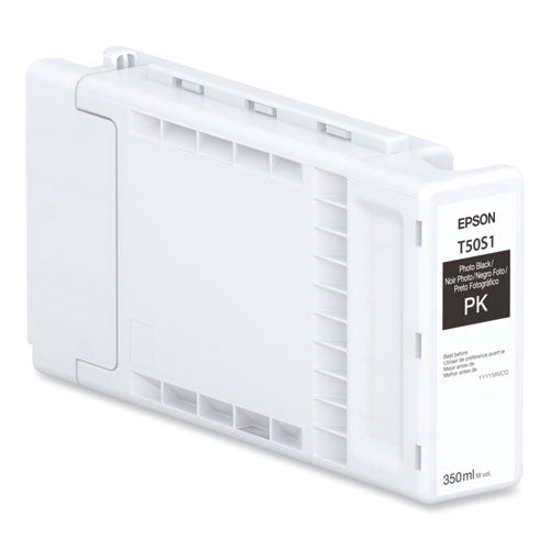 EPSON  (T50S) UltraChrome XD3 High Capacity Ink, 350 mL, Photo Black - T50S120 EPSON