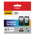 CANON  (CL-261/PG-260) Ink, Black/Color - 3725C006 CANON