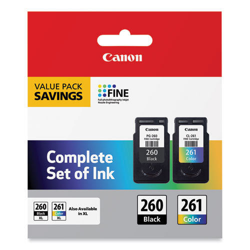 CANON  (CL-261/PG-260) Ink, Black/Color - 3725C006 CANON