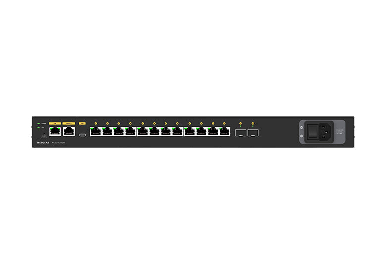 NETGEAR MSM4214X Managed Gigabit Ethernet (10/100/1000) Power over Ethernet (PoE) - MSM4214X-100NAS - eCommerce Business Prime