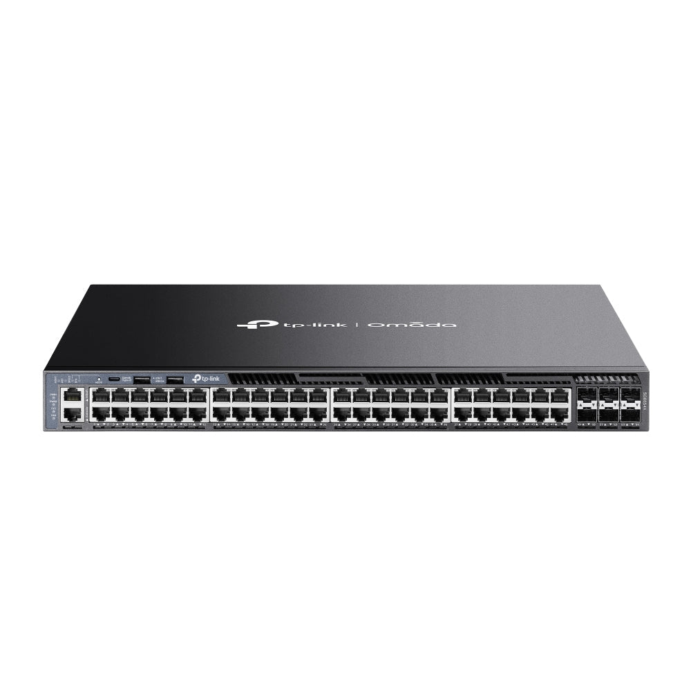 TP-Link Omada 48-Port Gigabit Stackable L3 Managed Switch with 6 10G Slots - SG6654X - eCommerce Business Prime