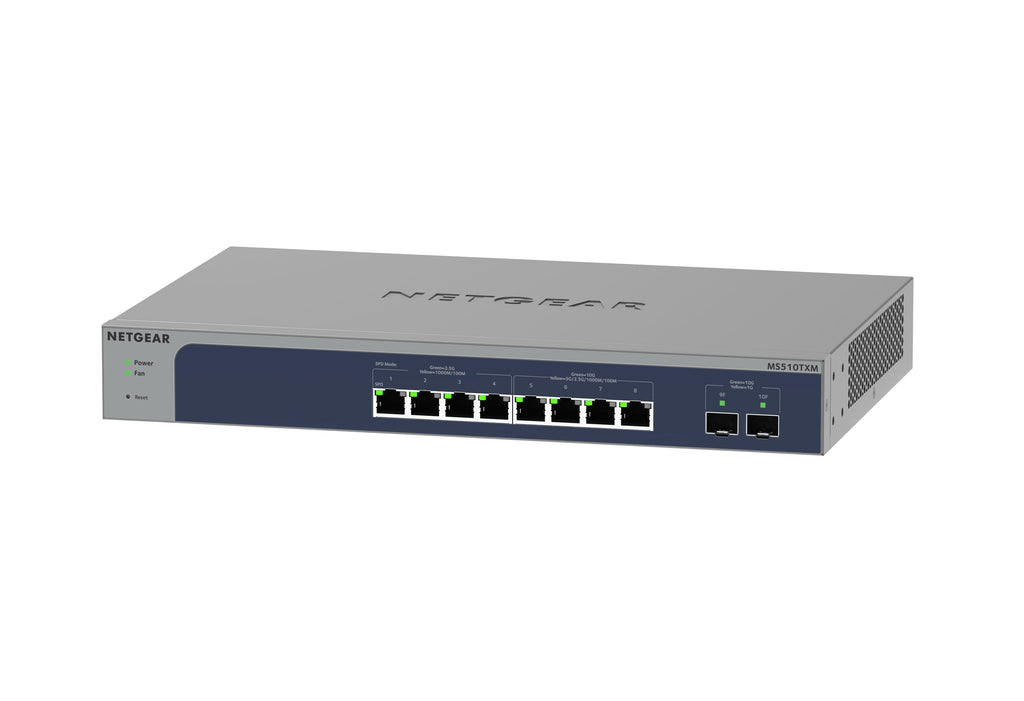 NETGEAR 10-Port Multi-Gigabit/10G Ethernet Smart Switch (MS510TXM) - MS510TXM-100NAS - eCommerce Business Prime
