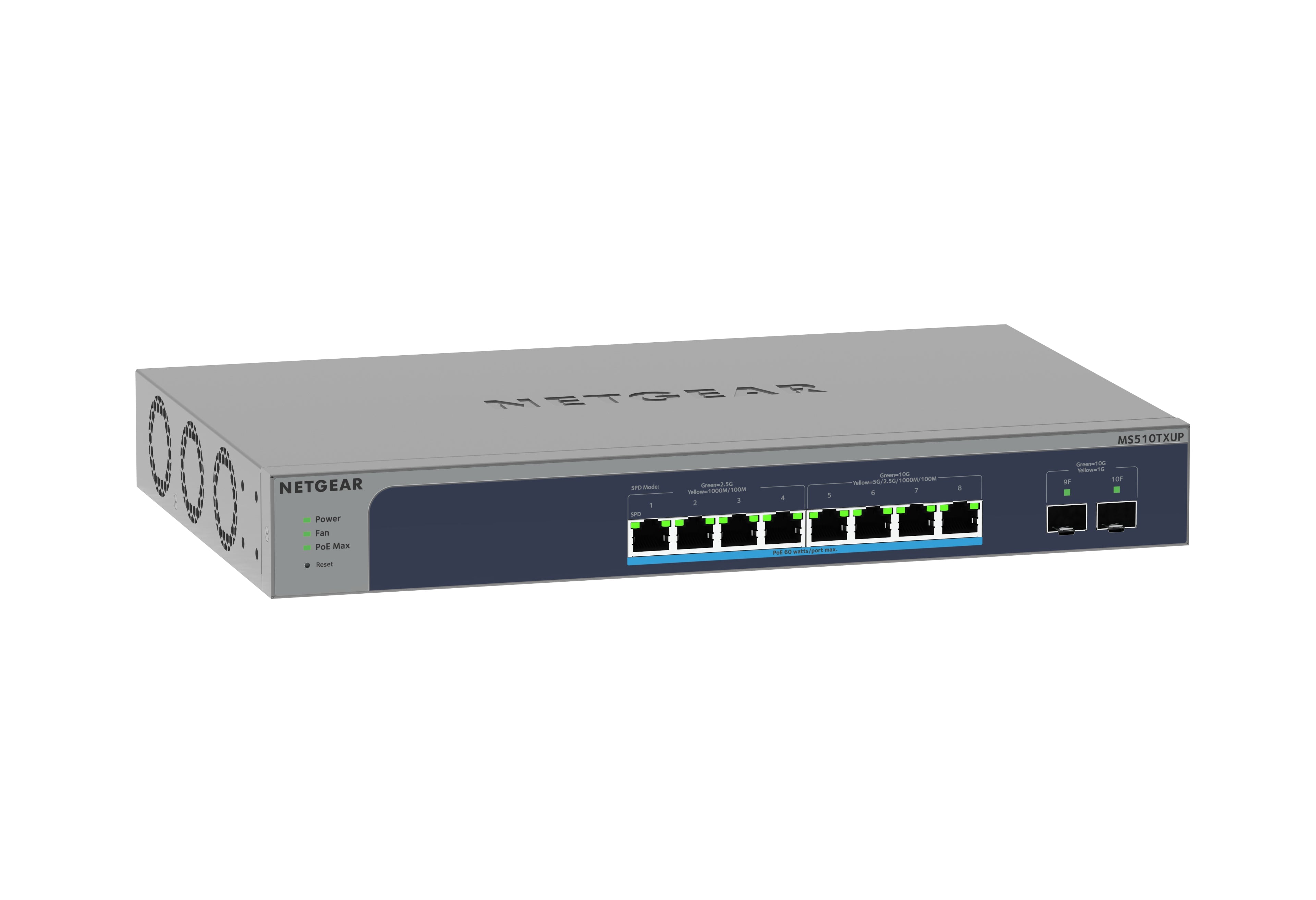 NETGEAR 10-Port PoE Multi-Gigabit/10G Ethernet Smart Switch (MS510TXUP) - MS510TXUP-100NAS - eCommerce Business Prime