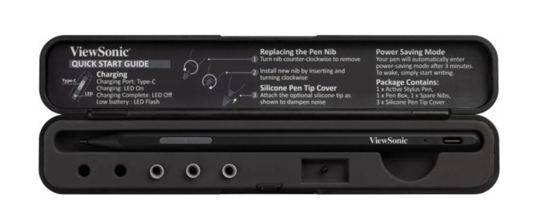 Viewsonic ACP302 stylus pen 14.5 g Black - eCommerce Business Prime