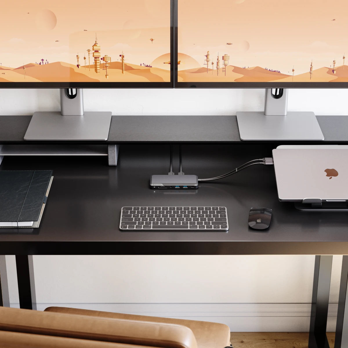 ALOGIC Portable Dock for Mac 10-in-1 with Dual Display 4K 60Hz Support - Dark Grey - U2CXH-DGR - eCommerce Business Prime
