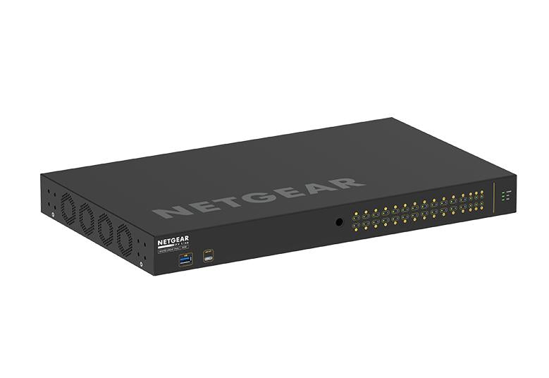 NETGEAR GSM4230P Managed L2/L3/L4 Gigabit Ethernet (10/100/1000) Power over Ethernet (PoE) 1U Black - GSM4230P-100NAS - eCommerce Business Prime