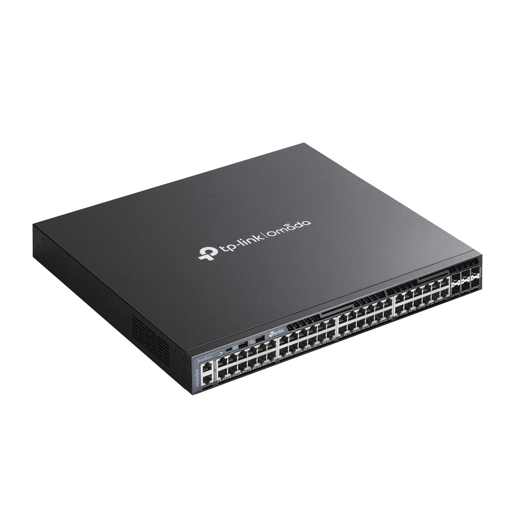 TP-Link Omada 48-Port Gigabit Stackable L3 Managed Switch with 6 10G Slots - SG6654X - eCommerce Business Prime