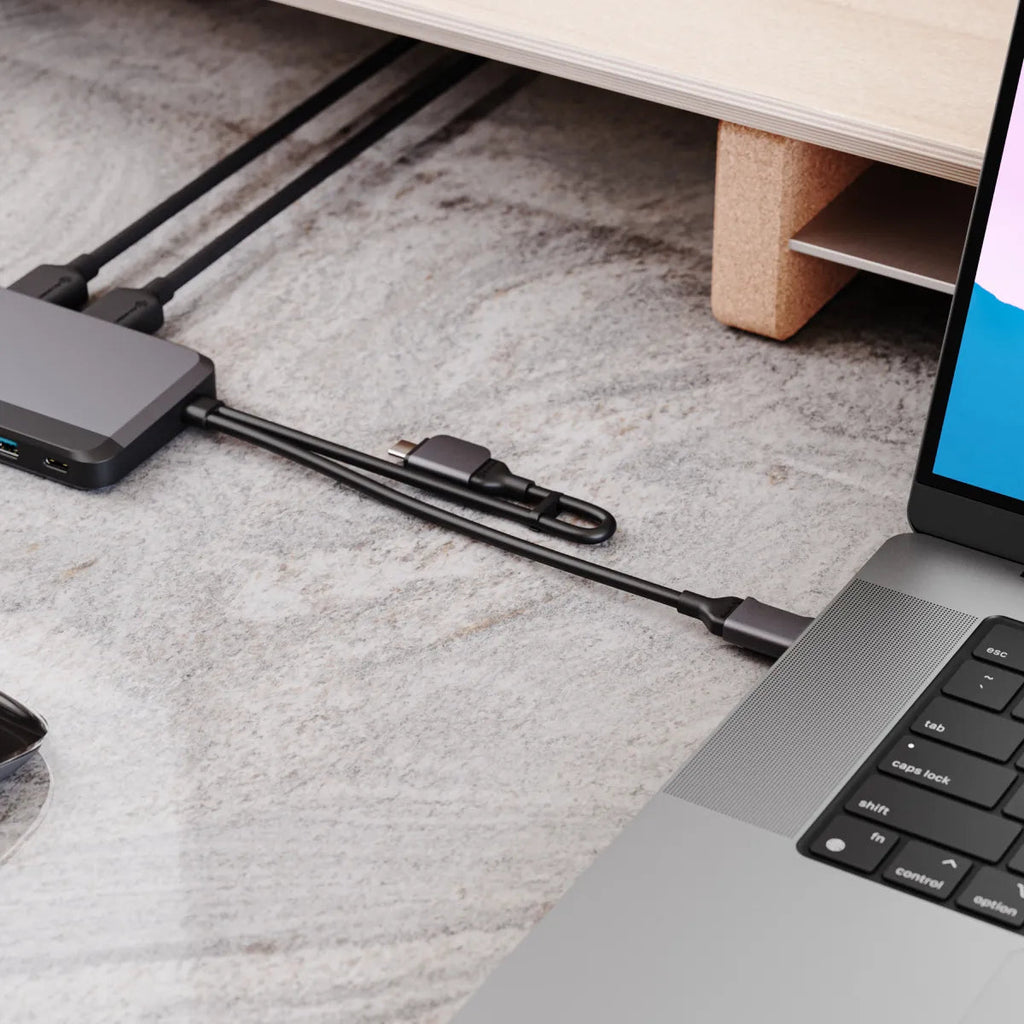ALOGIC Portable Dock for Mac 10-in-1 with Dual Display 4K 60Hz Support - Dark Grey - U2CXH-DGR - eCommerce Business Prime