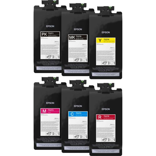 EPSON  (T52YM) High-Capacity Ink, Photo Black/Matte Black/Cyan/Magenta/Yellow/Red - T52YM20 EPSON