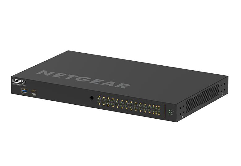 NETGEAR GSM4230P Managed L2/L3/L4 Gigabit Ethernet (10/100/1000) Power over Ethernet (PoE) 1U Black - GSM4230P-100NAS - eCommerce Business Prime
