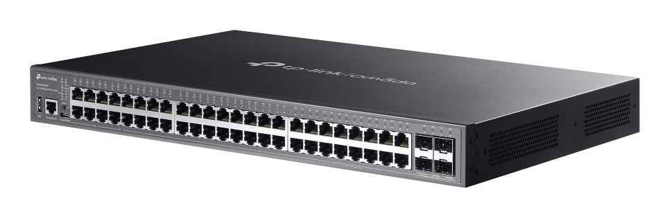 TP-Link Omada SG5452XMPP network switch Managed L3 Gigabit Ethernet (10/100/1000) Power over Ethernet (PoE) Black - SG5452XMPP - eCommerce Business Prime