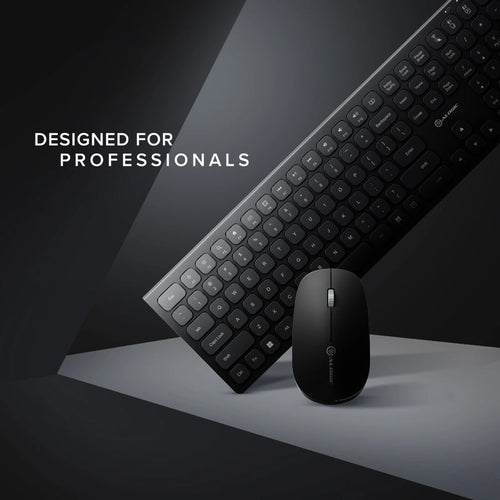 ALOGIC ASKBT3WC keyboard Mouse included Home/Office RF Wireless + Bluetooth Black - ASKBT3WC