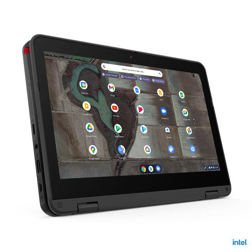 Lenovo 500e Chromebook 29.5 cm (11.6") Touchscreen HD Intel® Celeron® N N4500 4 GB LPDDR4x-SDRAM 32 GB eMMC Wi-Fi 6 (802.11ax) ChromeOS Grey - 82JB003XUS - eCommerce Business Prime