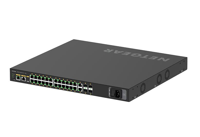 NETGEAR GSM4230P Managed L2/L3/L4 Gigabit Ethernet (10/100/1000) Power over Ethernet (PoE) 1U Black - GSM4230P-100NAS - eCommerce Business Prime