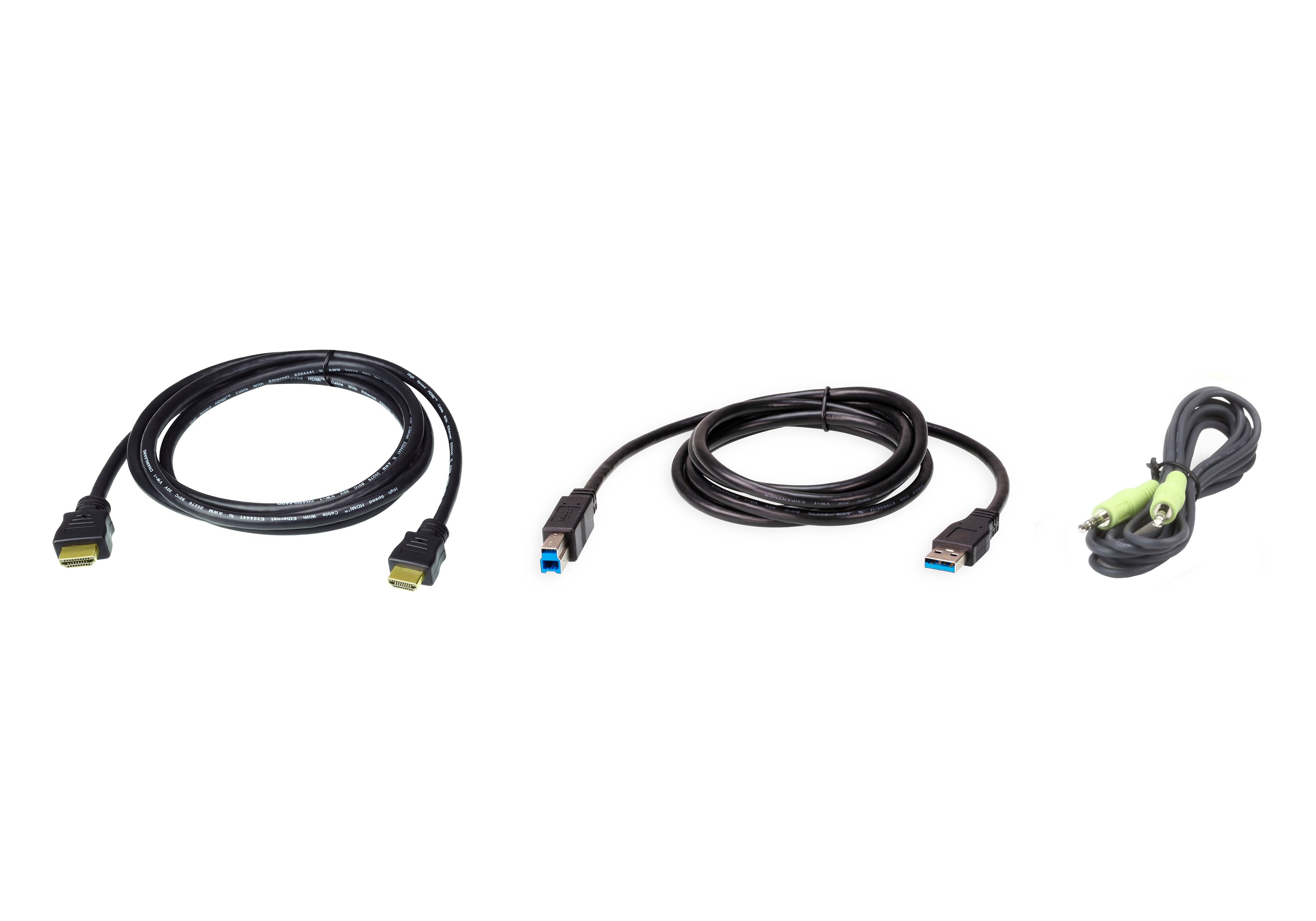 ATEN 2L-7D02UHX3 KVM cable Black 1.8 m - 2L7D02UHX3 - eCommerce Business Prime