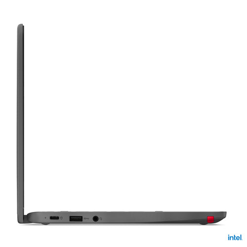 Lenovo 500e Yoga Chromebook 31 cm (12.2") Touchscreen WUXGA Intel® N N100 4 GB LPDDR5-SDRAM 32 GB eMMC Wi-Fi 6E (802.11ax) ChromeOS Grey - 82W40009US - eCommerce Business Prime