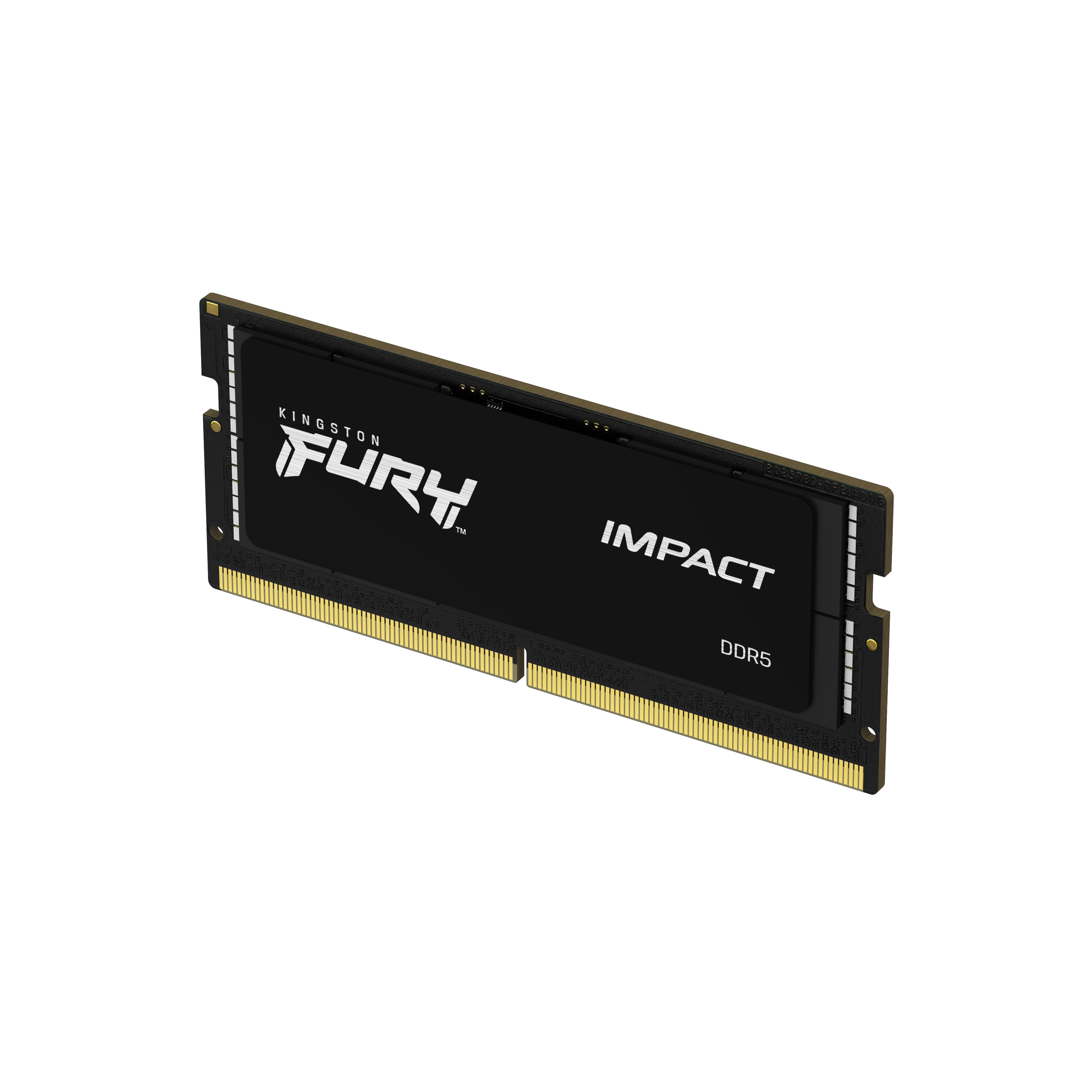 Kingston Technology FURY 32GB 4800MT/s DDR5 CL38 SODIMM (Kit of 2) Impact - KF548S38IBK2-32