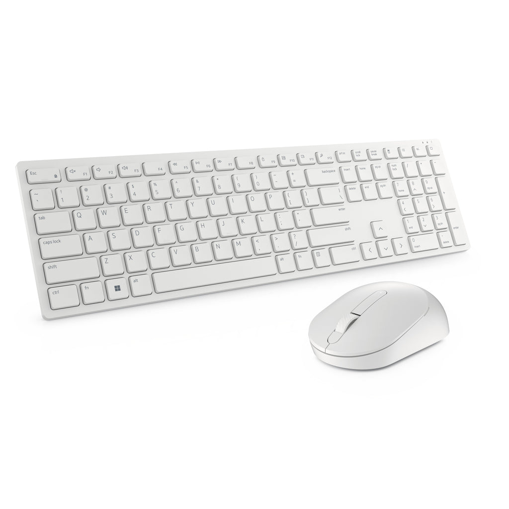 DELL KM5221W-WH keyboard Mouse included Office RF Wireless QWERTY US English White DELL