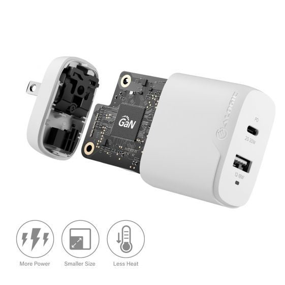 ALOGIC 2X32 Rapid Power 2 Port 32W USB-C GaN Wall Charger - eCommerce Business Prime