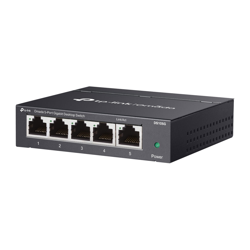 TP-Link Omada DS105G network switch Unmanaged Gigabit Ethernet (10/100/1000) Black - DS105G - eCommerce Business Prime
