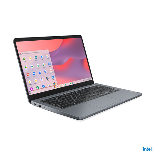 Lenovo 14e Chromebook 35.6 cm (14") HD Intel® N N100 4 GB LPDDR5-SDRAM 32 GB eMMC Wi-Fi 6E (802.11ax) ChromeOS Grey - 82W60000US - eCommerce Business Prime