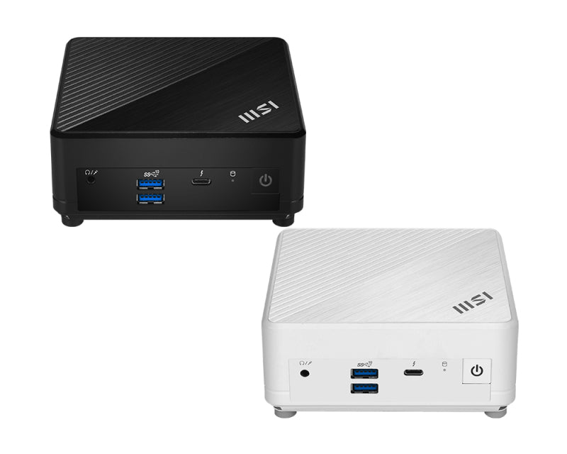 MSI Cubi 12M-016BUS Intel® Core™ i7 i7-1255U DDR4-SDRAM HDD+SSD Workstation Black, White - CUBI512M016B - eCommerce Business Prime