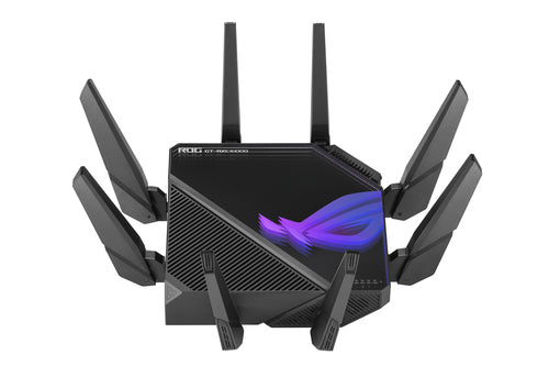 ASUS ROG Rapture GT-AXE16000 wireless router 10 Gigabit Ethernet Tri-band (2.4 GHz / 5 GHz / 6 GHz) Black - GT-AXE16000 - eCommerce Business Prime