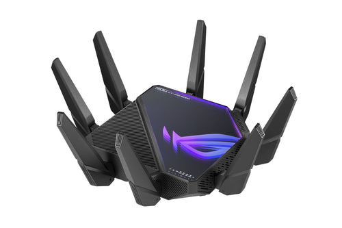 ASUS ROG Rapture GT-AXE16000 wireless router 10 Gigabit Ethernet Tri-band (2.4 GHz / 5 GHz / 6 GHz) Black - GT-AXE16000 - eCommerce Business Prime