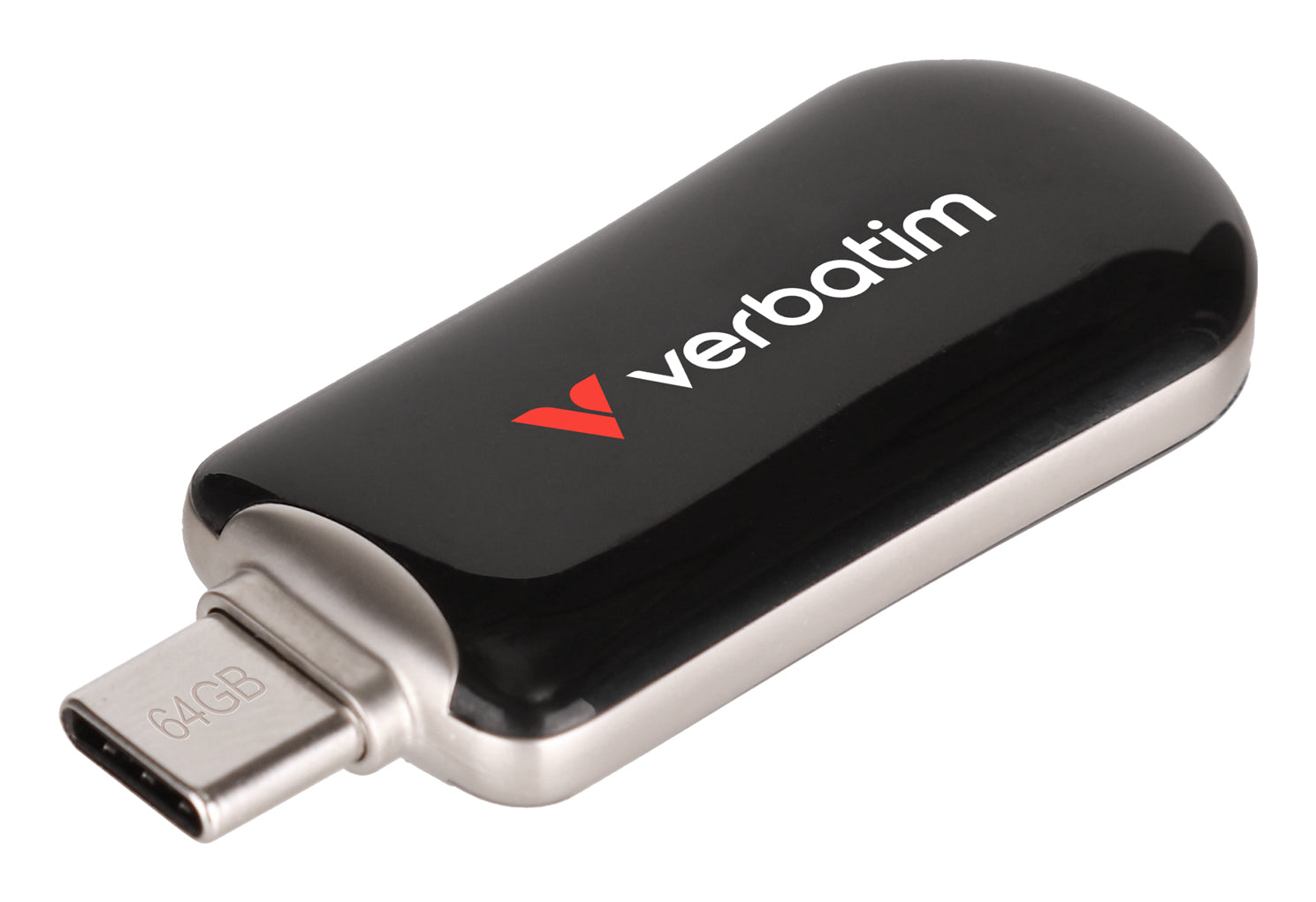 Verbatim Plectra USB-C Flash Drive Black 64GB - 30224 - eCommerce Business Prime