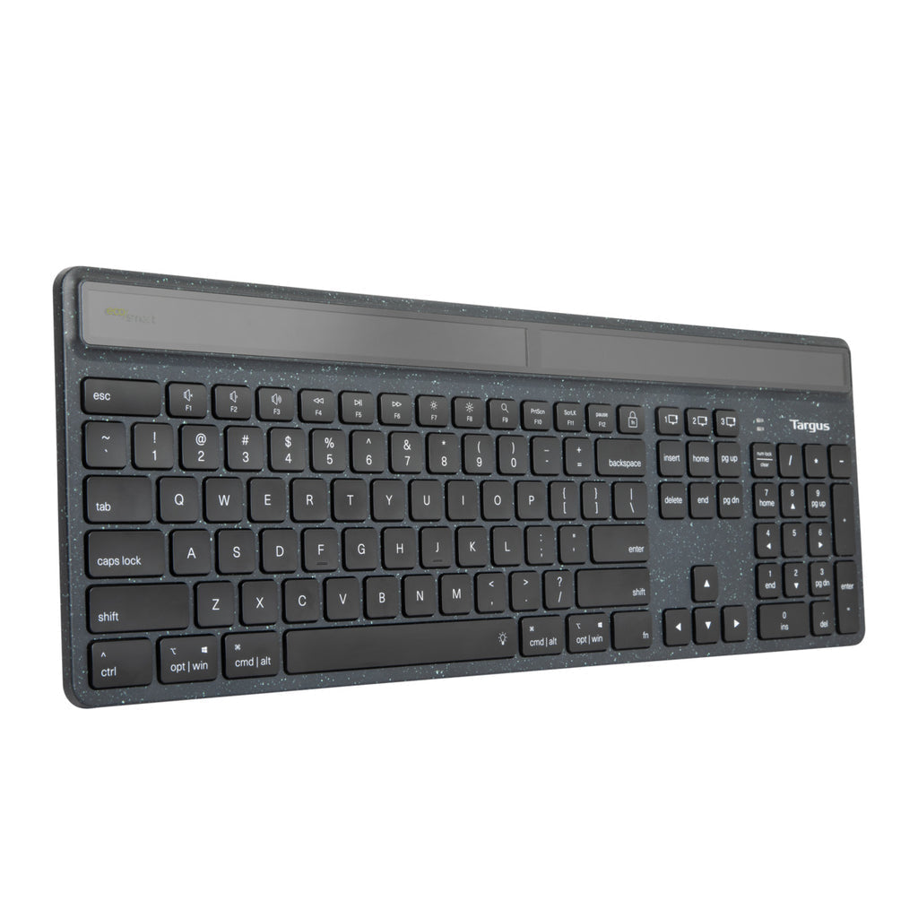 Targus Energy Harvesting EcoSmart keyboard Office Bluetooth Black - AKB868US - eCommerce Business Prime
