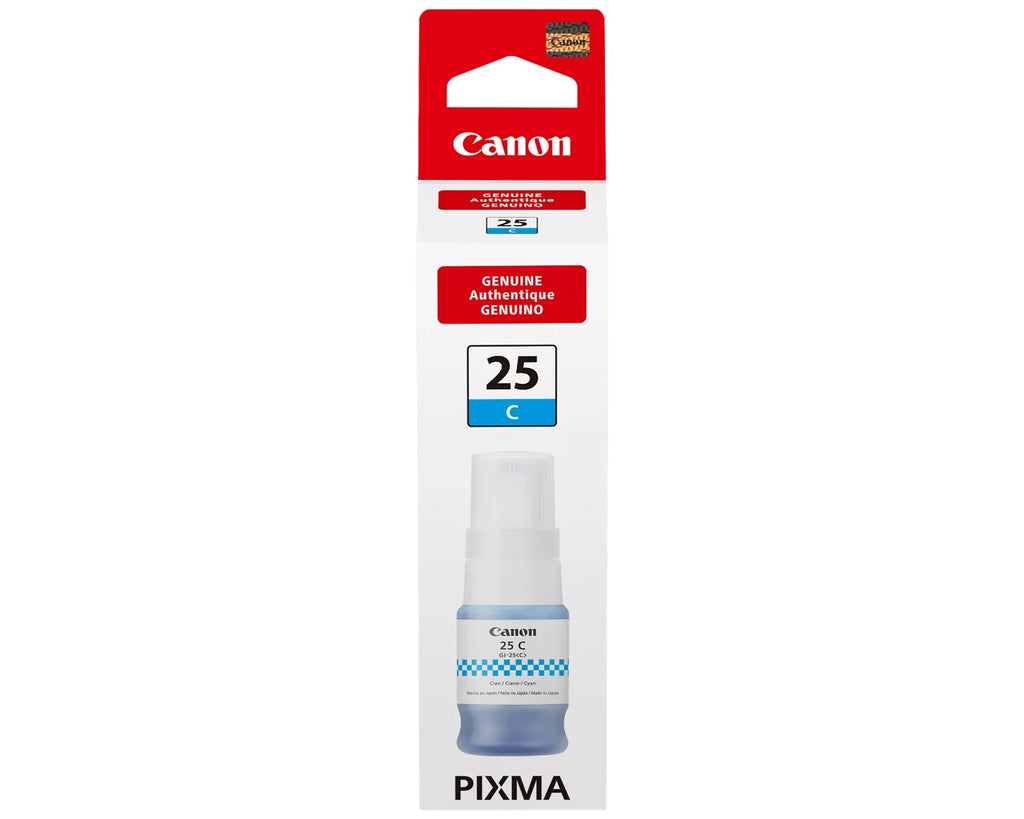 Canon GI-25 Cyan Ink Bottle - 6277C001 - eCommerce Business Prime