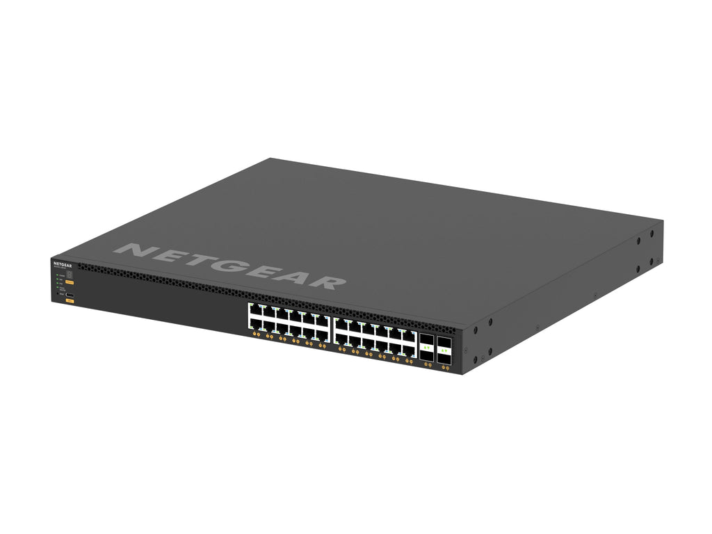 NETGEAR M4350-24X4V Managed L3 10G Ethernet (100/1000/10000) Power over Ethernet (PoE) 1U Black - XSM4328CV-100NES - eCommerce Business Prime