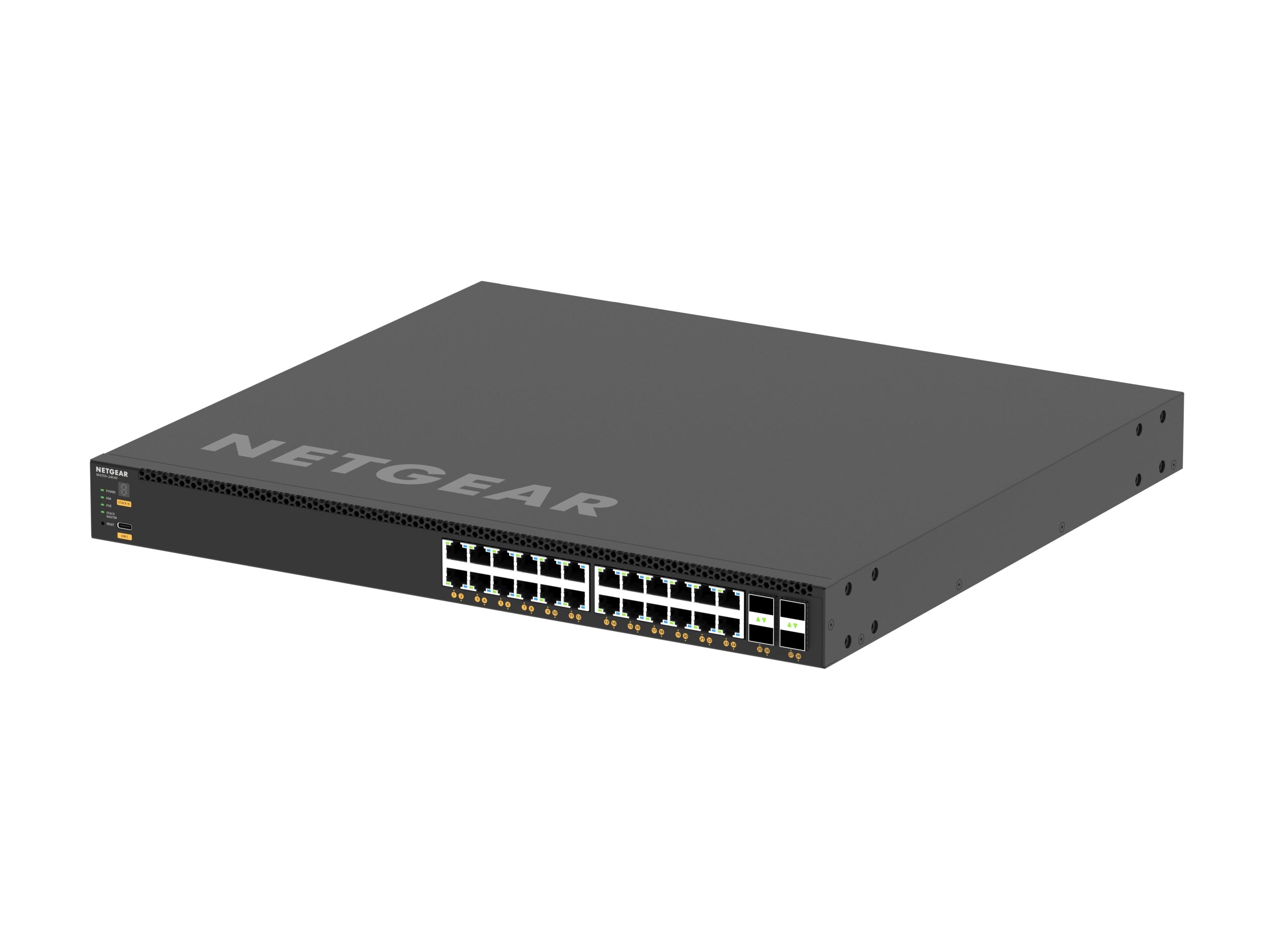 NETGEAR M4350-24X4V Managed L3 10G Ethernet (100/1000/10000) Power over Ethernet (PoE) 1U Black - XSM4328CV-100NES - eCommerce Business Prime