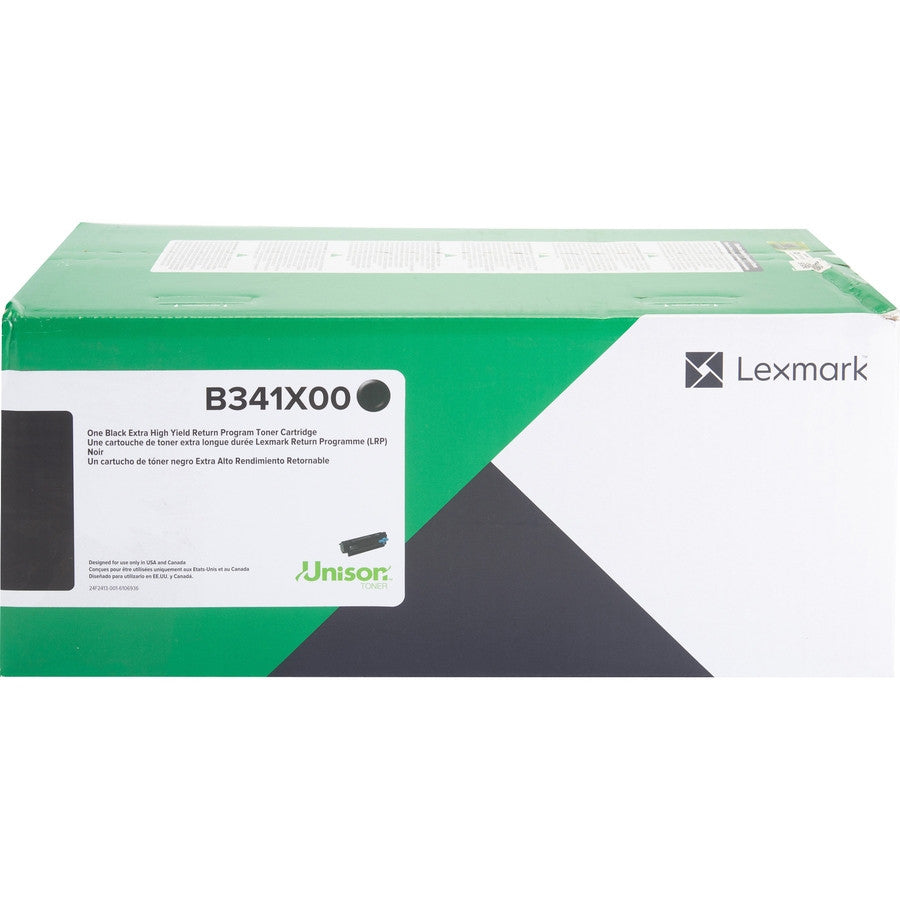 Lexmark Black Toner Cartridge Return Program Yield 6,000 Pages B341X00 Lexmark