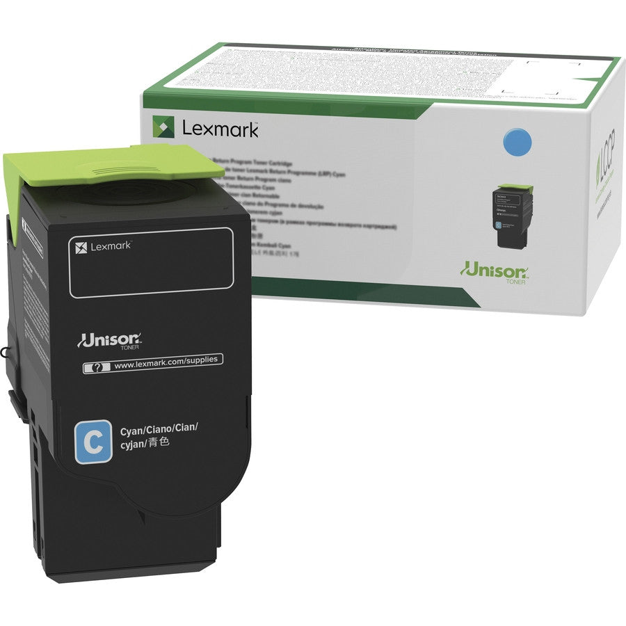 Lexmark Cyan Toner Cartridge Return Program High Yield 2,300 Pages C231HC0 Lexmark