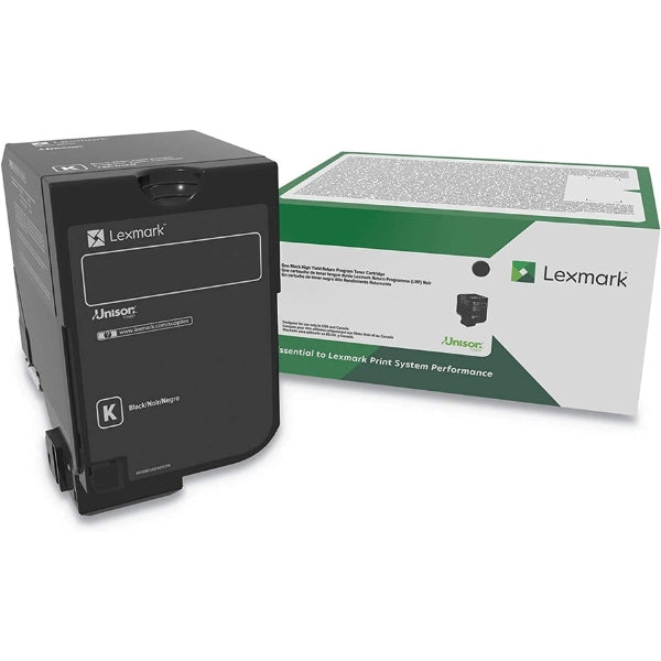 Lexmark Black Toner Cartridge Return Program High Yield 25,000 Pages - 84C0HKG LEXMARK