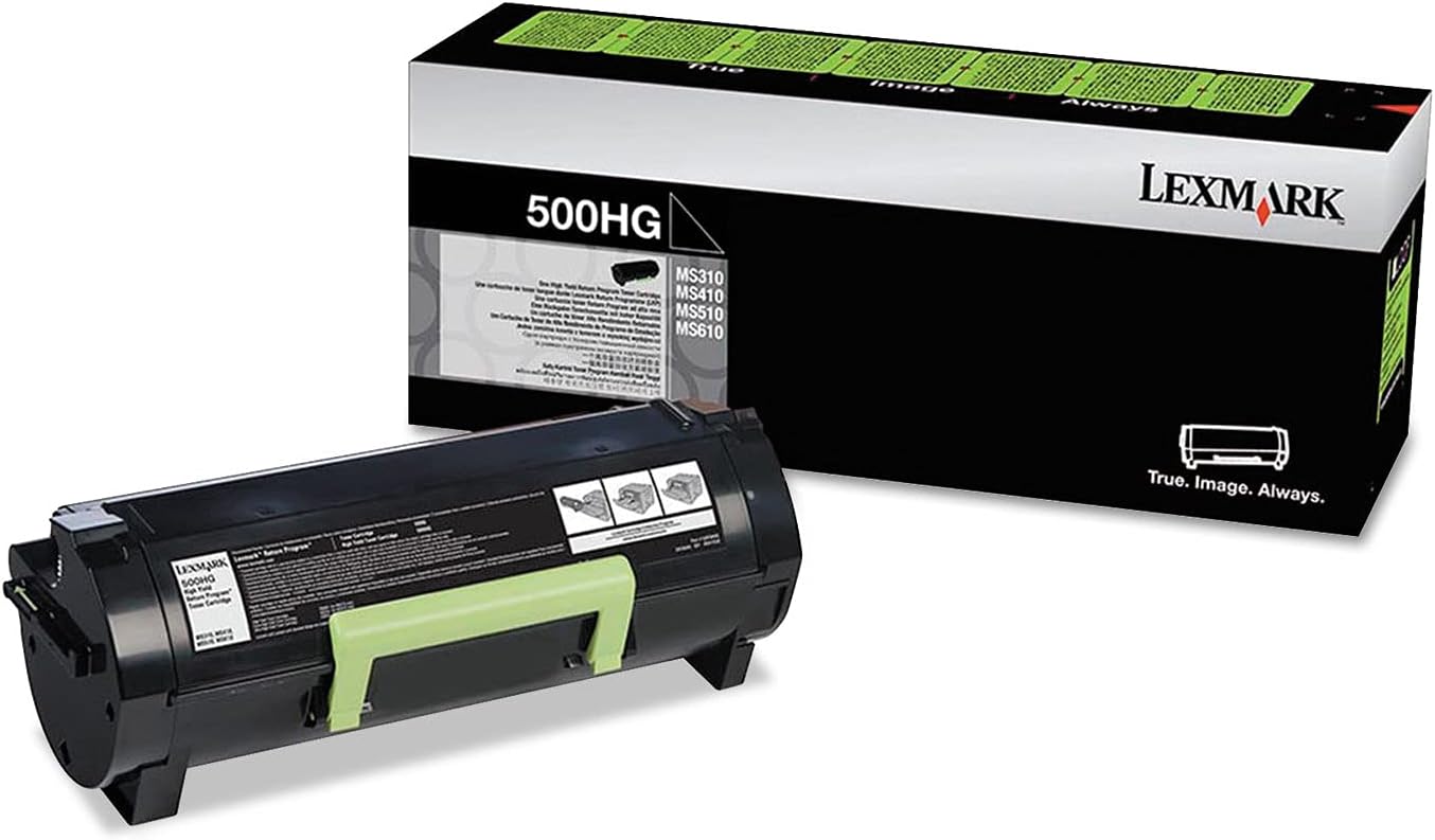 Lexmark Black Toner Cartridge Yield 5,000 pages - 50F0H0G LEXMARK
