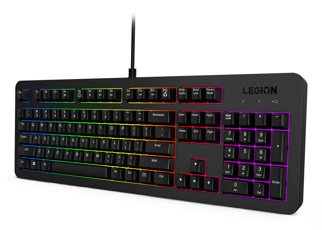 Lenovo GX31N91913 keyboard Mouse included Gaming USB US English Black - GX31N91913 - eCommerce Business Prime