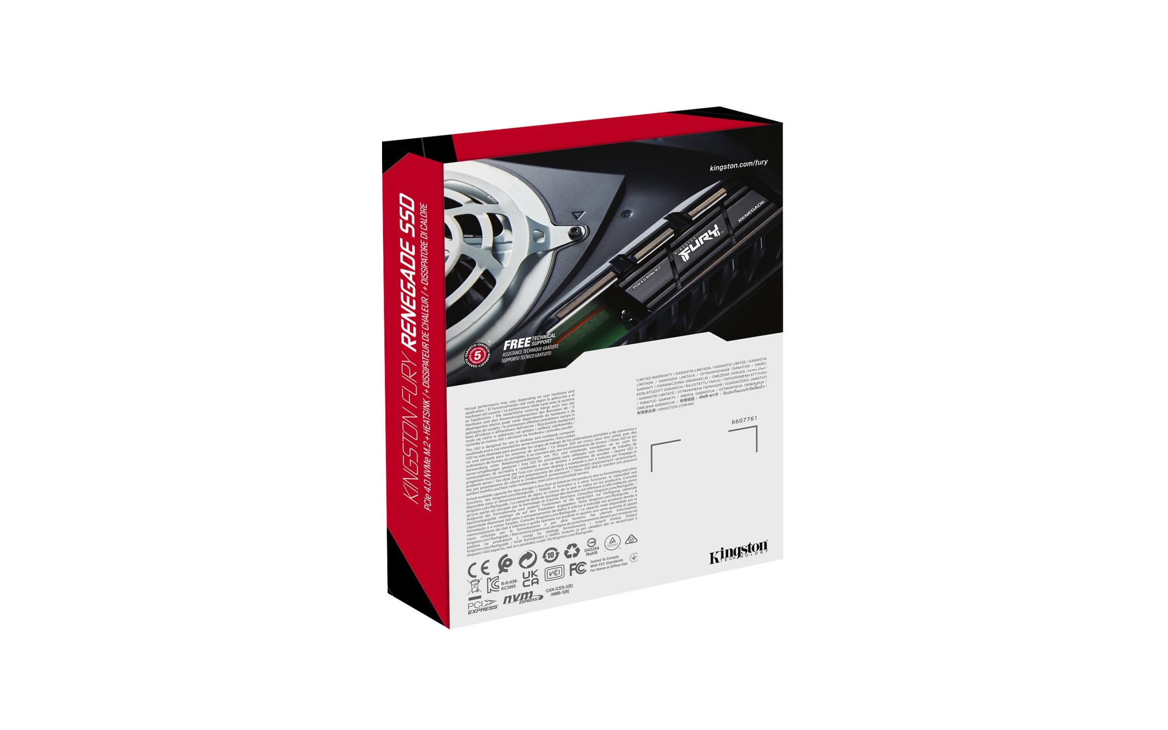 Kingston Technology 2000G RENEGADE PCIe 4.0 NVMe SSD W/ HEATSINK - eCommerce Business Prime